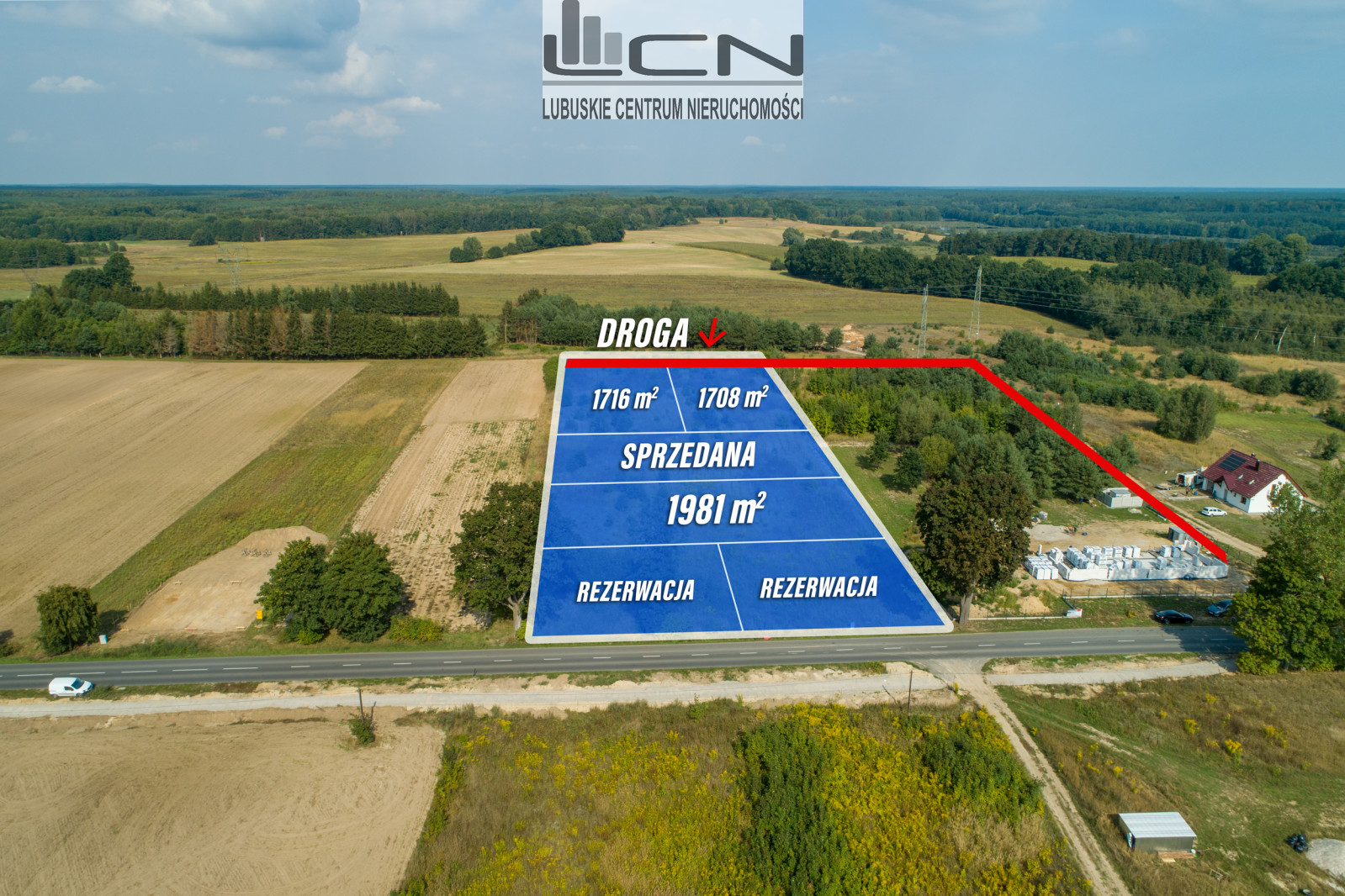 Działka Sprzedaż Santocko