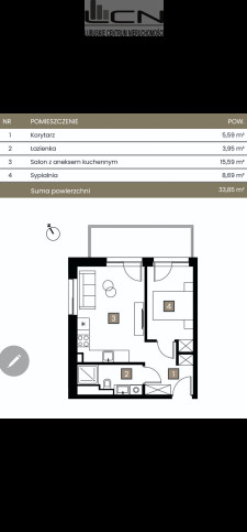 Mieszkanie Sprzedaż Dębno Włościańska 3