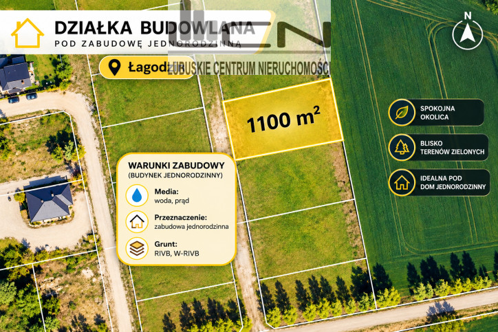 Działka Sprzedaż Łagodzin Tajemnicza 2